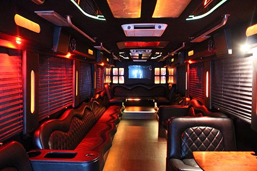 Party Bus 50 Passengers Interior