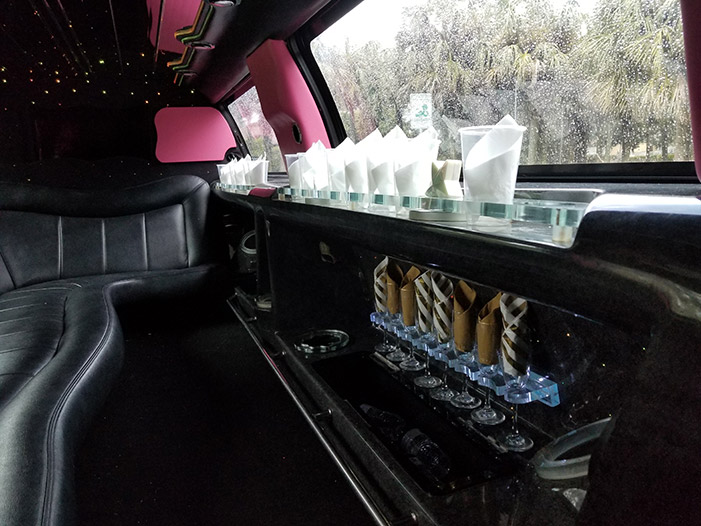 limo pink in miami