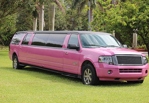 pink limo rental miami